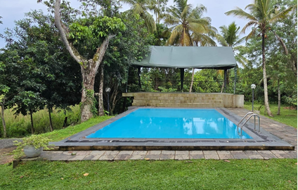 Outdoor swimming pool at the location